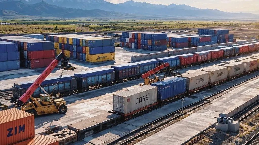 Two Gauges at the Border: What Happens to a Container at Dostyk Station